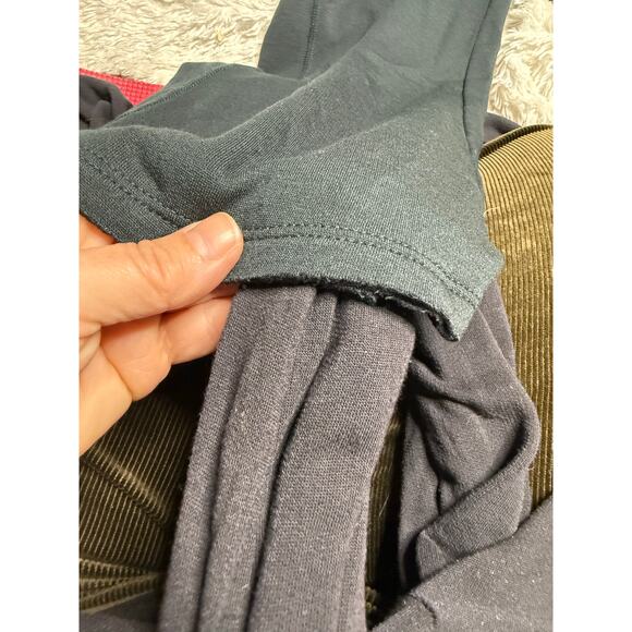 BLEUSALT Lounge Pants Women's 3 Dark Green Wide Leg Modal Made in USA - Picture 4 of 6